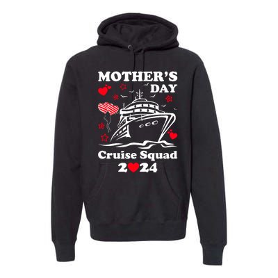 Mothers Day Cruise Squad 2024 Matching Family Premium Hoodie