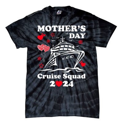 Mothers Day Cruise Squad 2024 Matching Family Tie-Dye T-Shirt