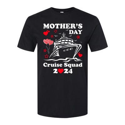 Mothers Day Cruise Squad 2024 Matching Family Softstyle CVC T-Shirt