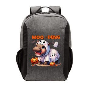 Moo Deng Cute Baby Pygmy Hippo Bouncy Pig In Thai Halloween Vector Backpack