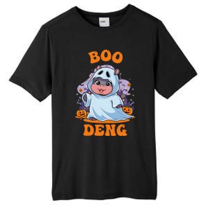 Moo Deng Cute Baby Pygmy Hippo Bouncy Pig In Thai Halloween Tall Fusion ChromaSoft Performance T-Shirt