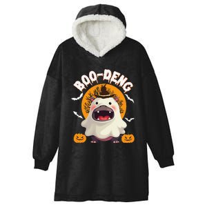 Moo Deng Cute Baby Pygmy Hippo Thai Halloween Women Hooded Wearable Blanket