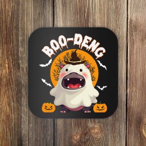 Moo Deng Cute Baby Pygmy Hippo Thai Halloween Women Coaster