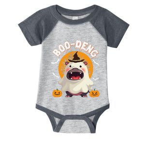 Moo Deng Cute Baby Pygmy Hippo Thai Halloween Women Infant Baby Jersey Bodysuit