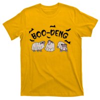 Moo Deng Cute Baby Pygmy Hippo Bouncy Pig Halloween Boo Deng T-Shirt