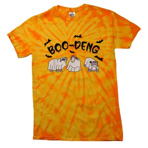 Moo Deng Cute Baby Pygmy Hippo Bouncy Pig Halloween Boo Deng Tie-Dye T-Shirt