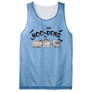 Moo Deng Cute Baby Pygmy Hippo Bouncy Pig Halloween Boo Deng Mesh Reversible Basketball Jersey Tank