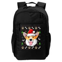 Merry Dogmas Christmas Welsh Corgi Dog Reindeer Ugly Sweater Daily Commute Backpack