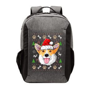 Merry Dogmas Christmas Welsh Corgi Dog Reindeer Ugly Sweater Vector Backpack