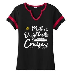 Mother Daughter Cruise Girl Trip Vacation Summer ing Ladies Halftime Notch Neck Tee