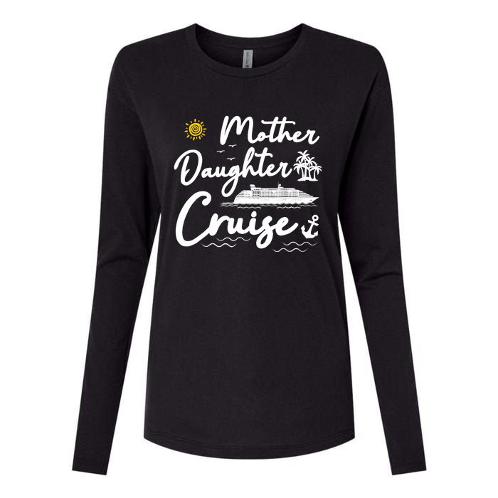 Mother Daughter Cruise Girl Trip Vacation Summer ing Womens Cotton Relaxed Long Sleeve T-Shirt