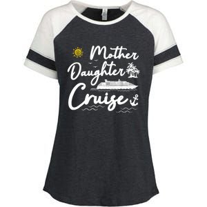 Mother Daughter Cruise Girl Trip Vacation Summer ing Enza Ladies Jersey Colorblock Tee