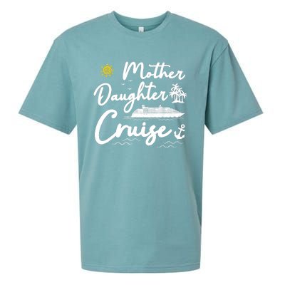 Mother Daughter Cruise Girl Trip Vacation Summer ing Sueded Cloud Jersey T-Shirt