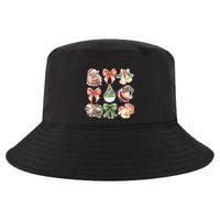 Moo Deng Coquette Christmas Cool Comfort Performance Bucket Hat