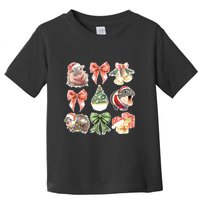 Moo Deng Coquette Christmas Toddler T-Shirt