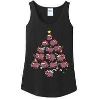 Moo Deng Christmas Tree Ladies Essential Tank