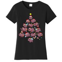 Moo Deng Christmas Tree Women's T-Shirt