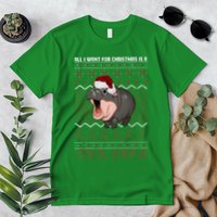 Moo Deng Christmas All I Want For Christmas Is A Moo Deng Premium T-Shirt