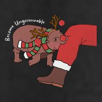 Moo Deng Christmas Become Ungovernable Cool Comfort Performance Bucket Hat