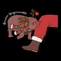 Moo Deng Christmas Become Ungovernable Sustainable Bucket Hat