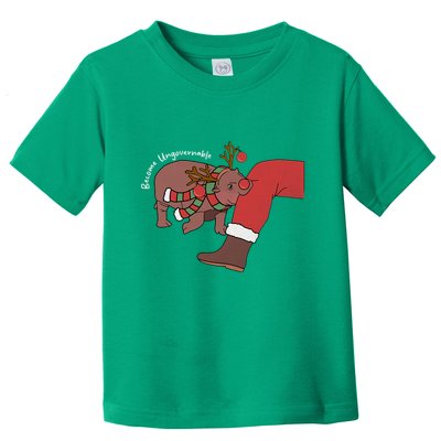 Moo Deng Christmas Become Ungovernable Toddler T-Shirt