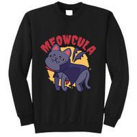 Meow Dracula Cat Cartoon Sweatshirt