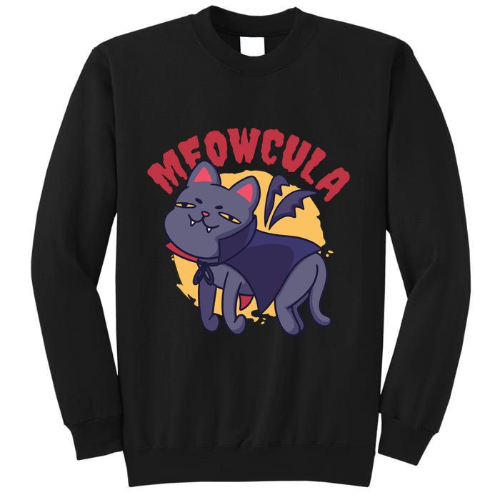Meow Dracula Cat Cartoon Sweatshirt
