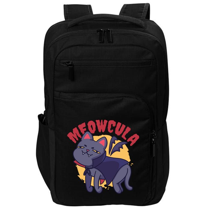 Meow Dracula Cat Cartoon Impact Tech Backpack