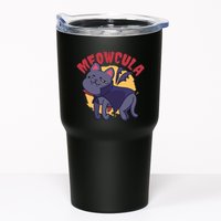 Meow Dracula Cat Cartoon Tumbler
