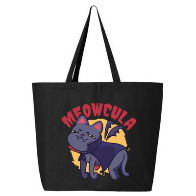 Meow Dracula Cat Cartoon 25L Jumbo Tote