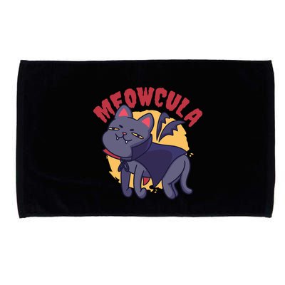 Meow Dracula Cat Cartoon Microfiber Hand Towel
