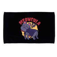 Meow Dracula Cat Cartoon Microfiber Hand Towel