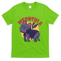 Meow Dracula Cat Cartoon T-Shirt