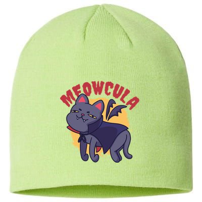 Meow Dracula Cat Cartoon Sustainable Beanie