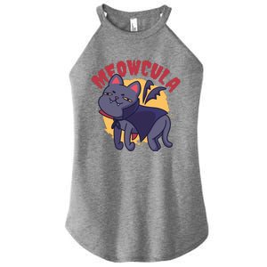 Meow Dracula Cat Cartoon Women's Perfect Tri Rocker Tank