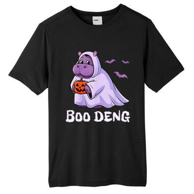 Moo Deng Cute Baby Pygmy Hippo Bouncy Pig In Thai Halloween Tall Fusion ChromaSoft Performance T-Shirt