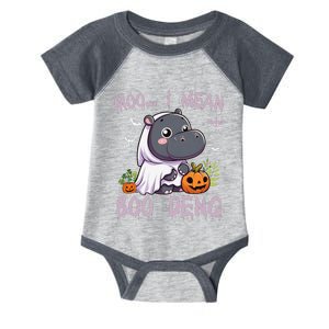 Moo Deng Cute Baby Pygmy Hippo Bouncy Pig In Thai Halloween Infant Baby Jersey Bodysuit