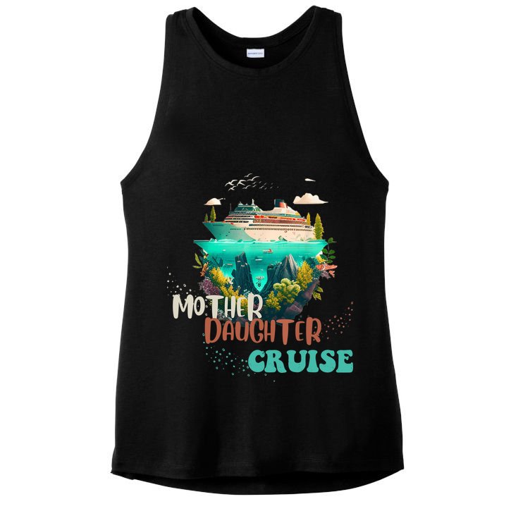 mother daughter cruise for mother and daughter trip Ladies PosiCharge Tri-Blend Wicking Tank