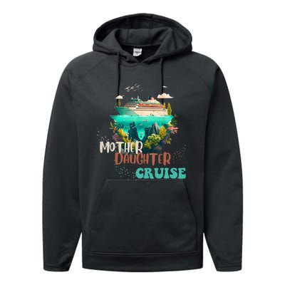 mother daughter cruise for mother and daughter trip Performance Fleece Hoodie