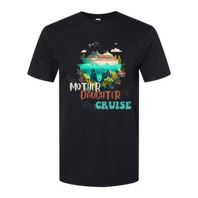 mother daughter cruise for mother and daughter trip Softstyle CVC T-Shirt