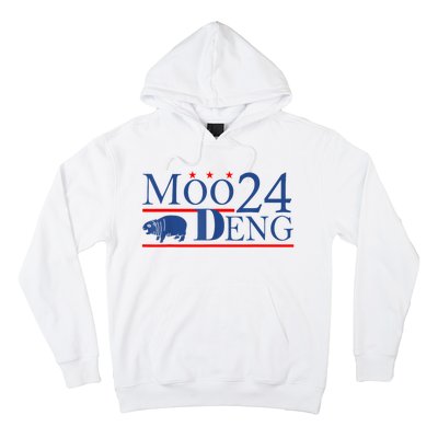 Moo Deng Cute Hippo Moo Deng Zoo For Animal Lovers Hoodie