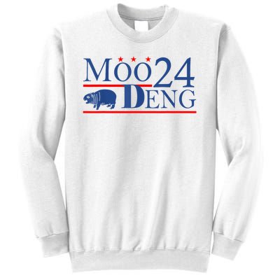 Moo Deng Cute Hippo Moo Deng Zoo For Animal Lovers Sweatshirt