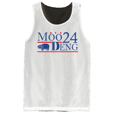 Moo Deng Cute Hippo Moo Deng Zoo For Animal Lovers Mesh Reversible Basketball Jersey Tank