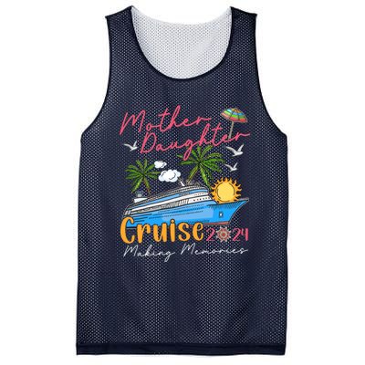 Mother Daughter Cruise 2024 Funny Memories Cruise Ship Lover Mesh Reversible Basketball Jersey Tank