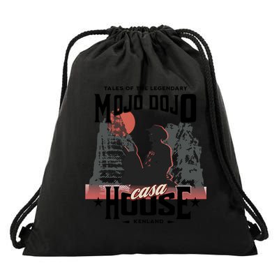 Mojo Dojo Casa House Funny Doll Trending Western Cowboy Drawstring Bag