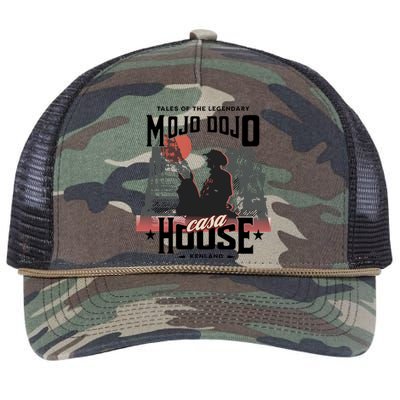 Mojo Dojo Casa House Funny Doll Trending Western Cowboy Retro Rope Trucker Hat Cap