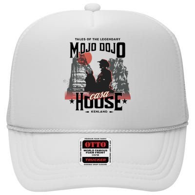 Mojo Dojo Casa House Funny Doll Trending Western Cowboy High Crown Mesh Back Trucker Hat