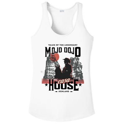 Mojo Dojo Casa House Funny Doll Trending Western Cowboy Ladies PosiCharge Competitor Racerback Tank