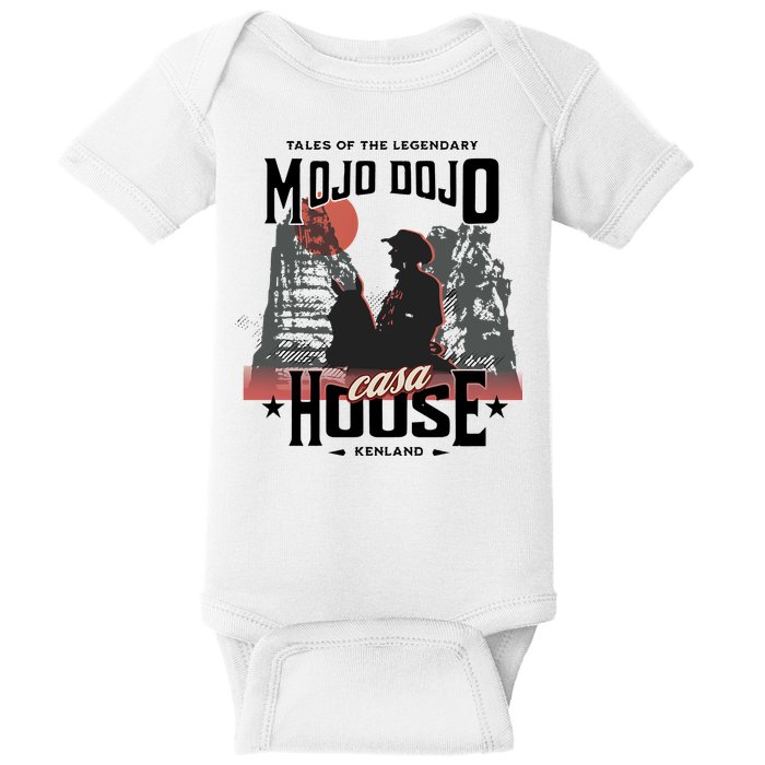 Mojo Dojo Casa House Funny Doll Trending Western Cowboy Baby Bodysuit