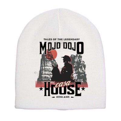 Mojo Dojo Casa House Funny Doll Trending Western Cowboy Short Acrylic Beanie